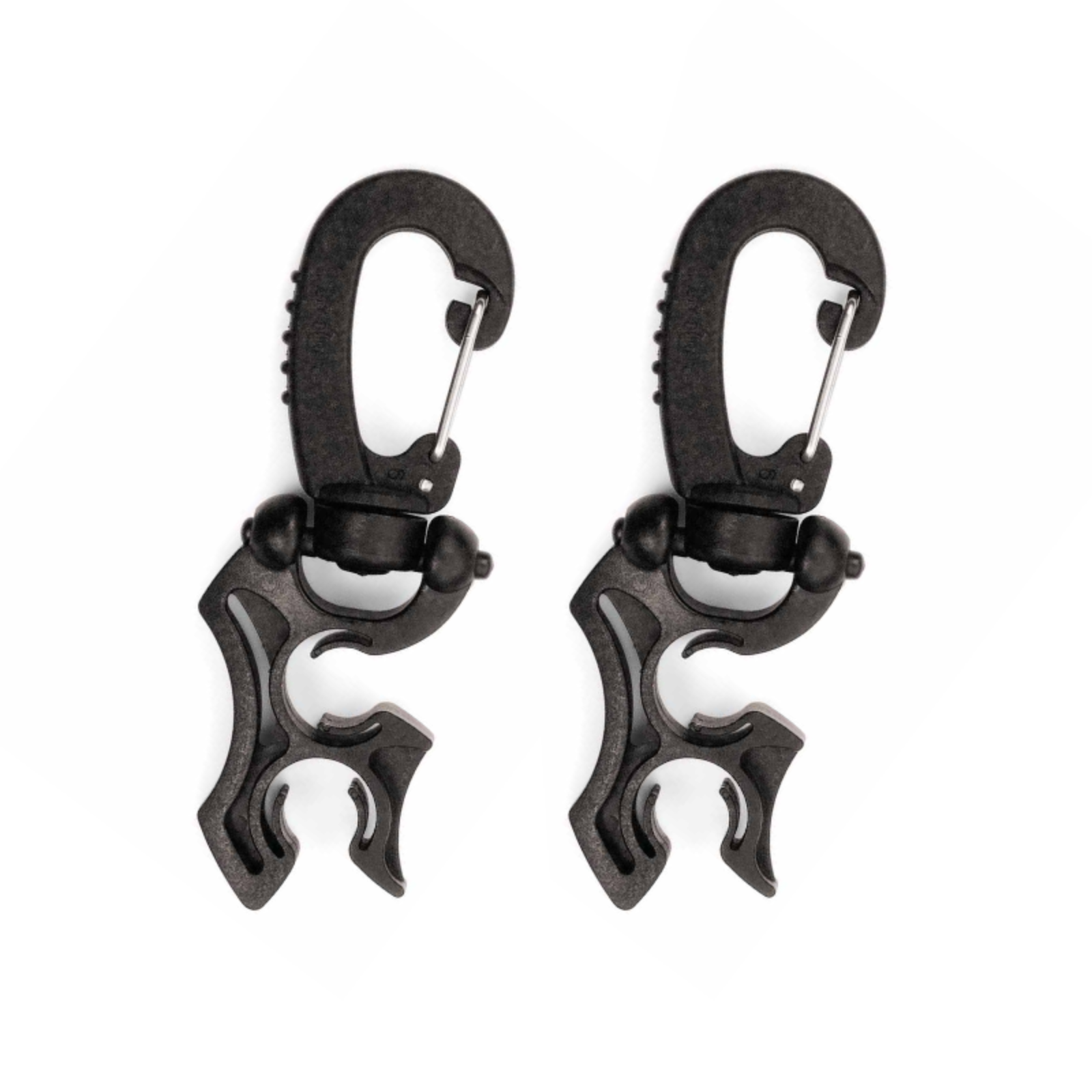 Turētājs 2 šļūtenēm, melns, 1 gb.