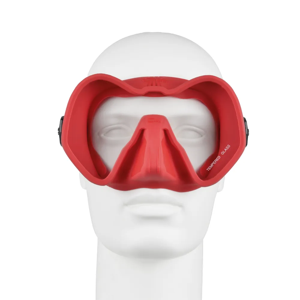 Maska C4 Skyline Anti Fog, sarkana