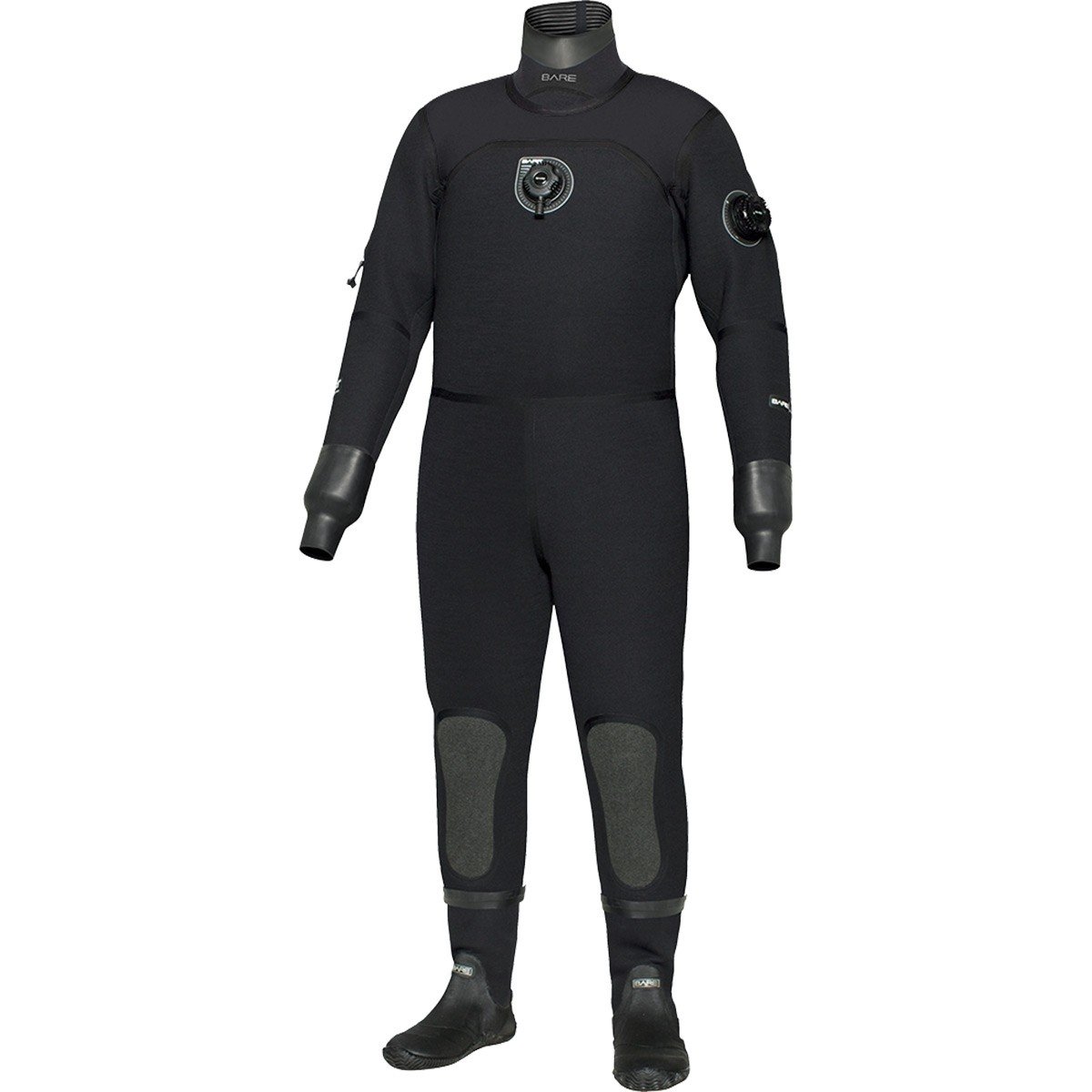 Sausais tērps Bare D6 HD PRO DRY, melns