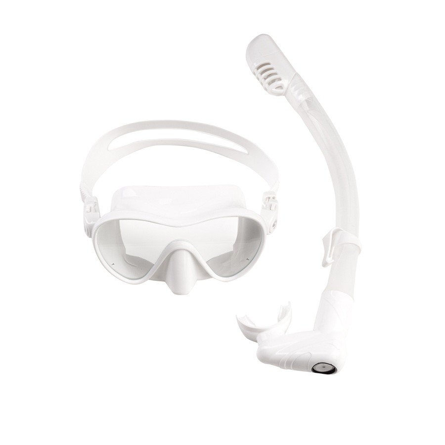 Snorkelēšanas komplekts Scorpena, balts