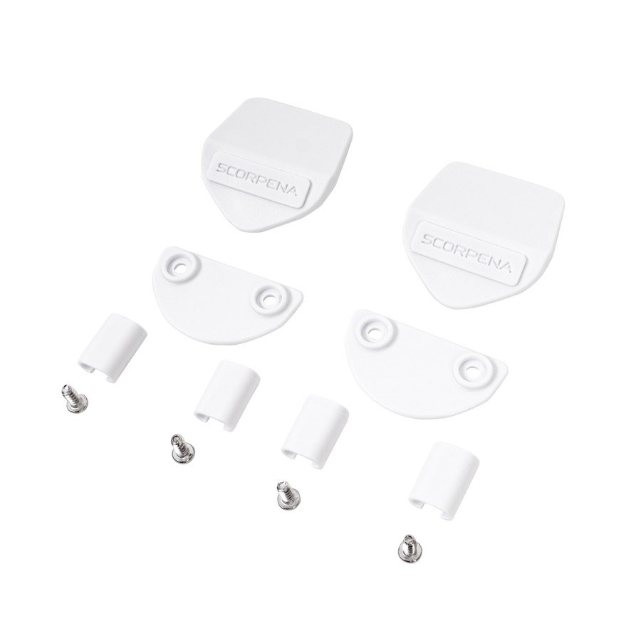 Lāpstiņu fiksācijas komplekts priekš Scorpena F1 (pāris), balta krāsa
