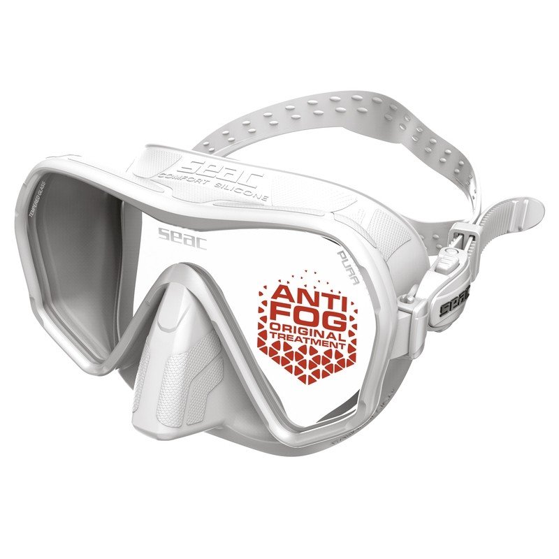 Maska Seac Sub Pura, balta krāsā, ar Anti Fog