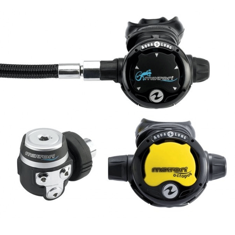 Komplekts Aqualung: Regulators Mikron + regulators - oktopuss Mikron
