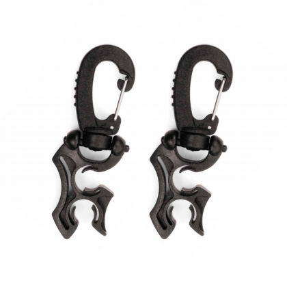 Turētājs 2 šļūtenēm, melns, 1 gb.