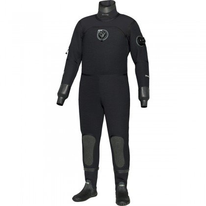 Sausais tērps Bare D6 HD PRO DRY, melns