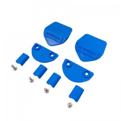 Lāpstiņu fiksācijas komplekts priekš Scorpena F1 (pāris), zilā krāsā