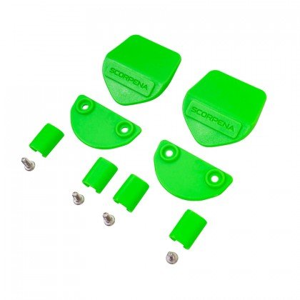 Lāpstiņu fiksācijas komplekts priekš Scorpena F1 (pāris), zaļa krāsa