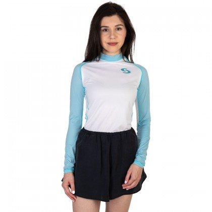 Sieviešu likras krekls Scorpena REEF, balts un zils